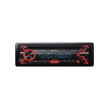 Sony mex-xb100bt Hi-Power Bluetooth lector de CD/ radio AM/ FM estéreo para  auto de un solo DIN SiriusXM con 160 vatios de valor cuadrático medio