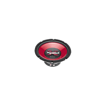 sony xplod 12 subwoofer red